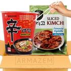 Kit Degustação Coreano Kimchi, Lamen Shin Cup & Hashi - Nongshim