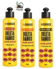 Kit Deleta Danos Chikas Shampoo Cond e Finalizador 300ml