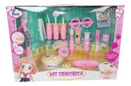 Kit Dentista Infantil 16 Peças Rosa fenix