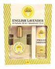 Kit deo colônia english lavender euro cosmetics 100ml + desodorante 170ml