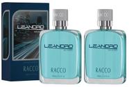 Kit Deo Colonia Masculino Leandro Racco 100ml - 2 unidades