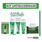 Kit Dermachem Antioleosidade Sabonete Gel Esfoliante Lenço