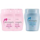 Kit Dermopés: 2 Creme Hidratante Para Afinar Os Pés 230g (rosa) + 1 Dermopés Creme Para Tratamento 230 g (azul)
