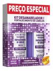 Kit Desamarelador Shampoo Condicionador 300ml Gota Dourada