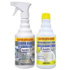 KIT DESINCRUSTANTE DE LOUÇA SANITARIA DURATTO + LIMPA BOX DE BANHEIRO 500ml COM GATILHO APLICADOR