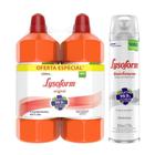 Kit Desinfetante Lysoform Original 4un de 1L + Aerossol Original 360ml