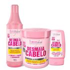 Kit Desmaia Cabelo Forever Liss Shampoo + Máscara +Leave-in