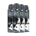 Kit Desodorante Aerosol Dove Men Invisible 150ml - 4 unidades