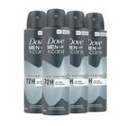 Kit Desodorante Aerosol Dove Men Sem Perfume 150ml - 4 unidades