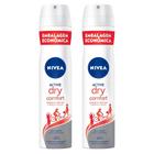 Kit Desodorante Aerosol Nivea Dry Comfort 200ml - 2 unidades - NÍVEA