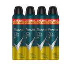 Kit Desodorante Aerosol Rexona V8 Amarelo 250ml - 4 Unidades