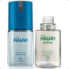 KIT Desodorante Corporal Antitranspirante Spray Natura Kaiak Tradicional Clássico 100mL + Refil Deo Corporal Kaiak Aventura 100mL