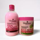 Kit Desodorante Corporal + Esfoliante Corporal Rosa Mosqueta Regenerador Hidratante Maycrene