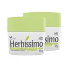 Kit Desodorante Creme Antitranspirante Fresh Herbíssimo 55G - 2 unidades