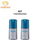 Kit desodorante kaiak o2 masculino 100ml -2 unidades - natura