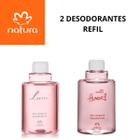 Kit desodorante natura refil sortidos -2 unidades