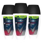 Kit Desodorante Roll On Rexona Men Antibacterial Invisible 50ml - 3 Unidades