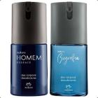 KIT Desodorante Spray Corporal Antitranspirante Natura Homem Essence + Biografia Masculino 100mL