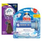 Kit Detergente Sanitário Gel Adesivo Pato Marine 38g + Difusor Glade