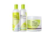 Kit Deva Curl No-Poo Original Shampoo 355ml + One Condition Condicionador 355ml + SUPERCREAM Creme Modelador 500g