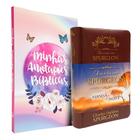 Kit Devocional Dia a Dia com Spurgeon Luxo + Caderno Minhas Anotações Bíblicas Borboleta