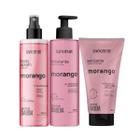 Kit Dia a Dia Morango Esfo 150ml + Body 190ml + Hidra 190ml