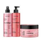 Kit Dia a Dia Morango Esfo 300ml + Body 190ml + Sabo 190ml