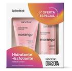 Kit Dia a Dia Morango Esfoliante 150ml + Hidratante 190ml Labotrat