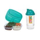 Kit Dieta Saudável Fitness Marmita e Shakeira Resistente