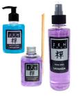 kit Difusor - sabonete, aromatizador e spray lavanda