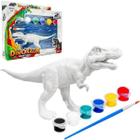 Kit Dinossauro De Pintar Com 6 Tintas Colorir Bee Toys