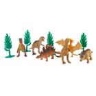 Kit Dinossauros Miniaturas com 10 peças