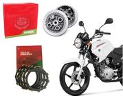 Kit Disco + Cubo + Platô Embreagem Wgk Ybr Factor Xtz 125 Ano 2000 Até 2016