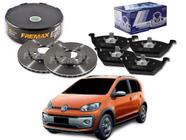 Kit disco pastilha freio dianteiro syl fremax original volkswagen up tsi cross 1.0 2016 a 2020