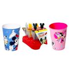 Kit Disney com Fabrica de Sorvete com 6 Forminhas e Copo da Minnie e Mickey
