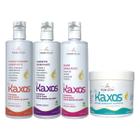 Kit Divine Mèches Kaxos Shampoo Condicionador Creme Ondulado Máscara