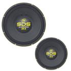 Kit Dois Alto-falante Subwoofer Eros E-15 SDS 3K3 Evolution