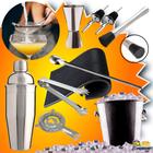 Kit Drinkeiro Profissional Coqueteleira 750ml 11 Itens Inox - CLINK