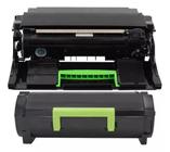 Kit Drum 520Z 52D0Z00+ Toner 624X 62D4X00 compatível lexmark MX711