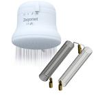 Kit ducha zagonel ideale plus 127v branca c/ resistência 127v