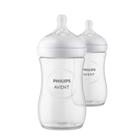 Kit Duplo Mamadeira Pétala 3.0 260ml Transparente - PHILIPS