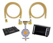 Kit Duplo P Forno E Cooktop 1m Com Regulador 2kg Aliança