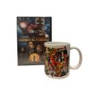 Kit dvd homem de ferro ii + caneca super heróis