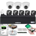 Kit DVR Intelbras 8 canais H.265 3TB 8 câmeras Full HD 1080p Infra 20m