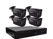 Kit DVR JL6004 + 4 Câmeras Bullet  Gravador 8 Canais