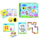 Kit Educação Infantil Peppa Pig Pintura, Memória, Dominó