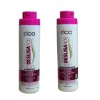 Kit eico Cosméticos Tratamento Deslisa Fios 12x1 c/2 unidades Shampoo 800ml e Condicionador 750ml sem sal embalagem grande