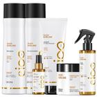 Kit Eico Professional Óleo Sublime 6 Itens Shampoo Condicionador Máscara Leave-in 200ml Spray Fluído Óleo Nutritivo