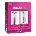 Kit Eico Tratamento Deslisa Fios Shampoo 450ml + Condicionador 400ml