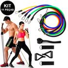 Kit Elástico Extensor Treinamento Pilates Exercícios Academia - 123Util